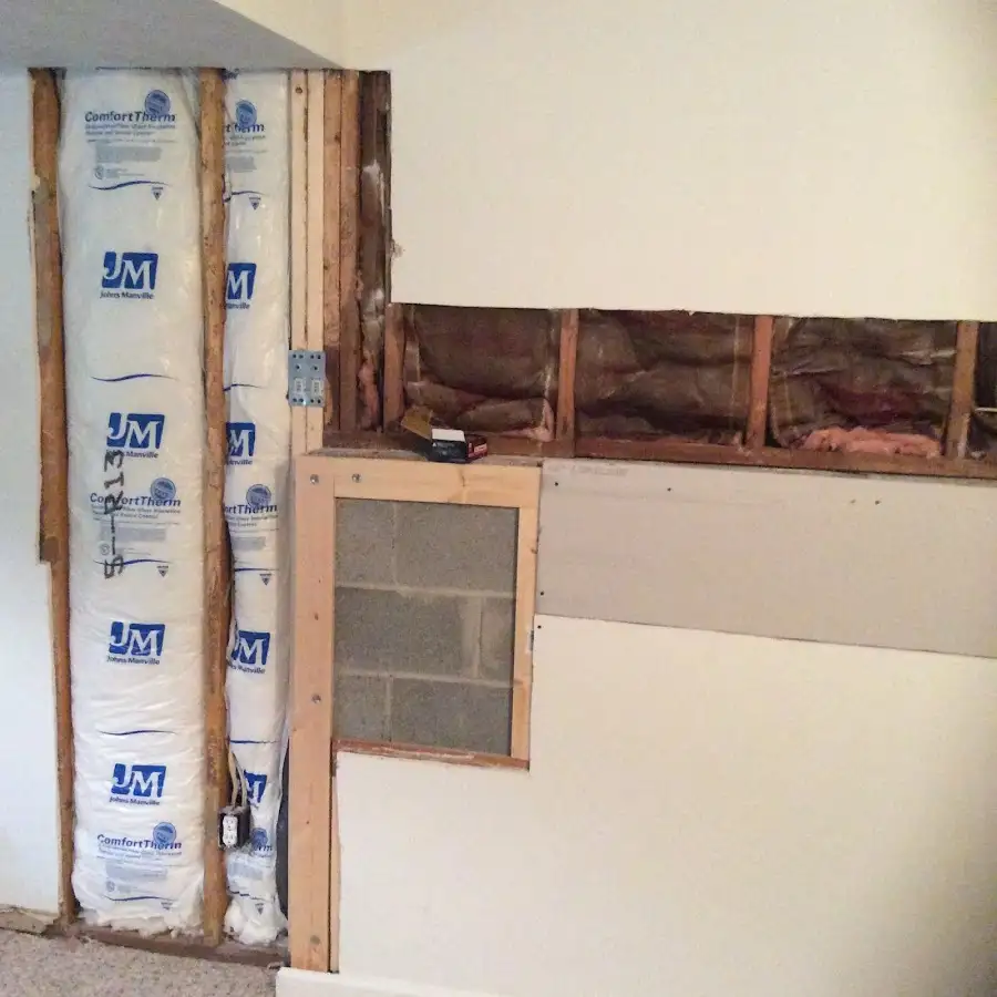 Wall insulation replacement during Odor Removal & Deodorization in Bushkill